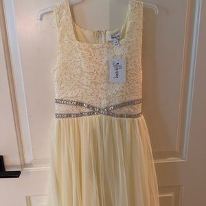 Girls Yellow Formal/Easter Dress